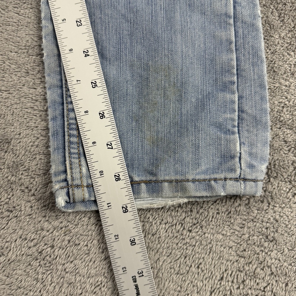 Levis 511 Slim Fit Skinny Jeans Mens 29x32 Blue Light Wash Low Rise - Picture 5 of 16
